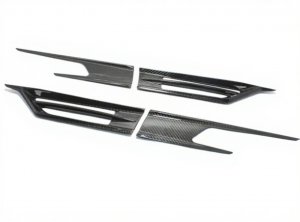 Mercedes Benz SLK Fender Air Grill Trim  - Carbon Fiber - R172